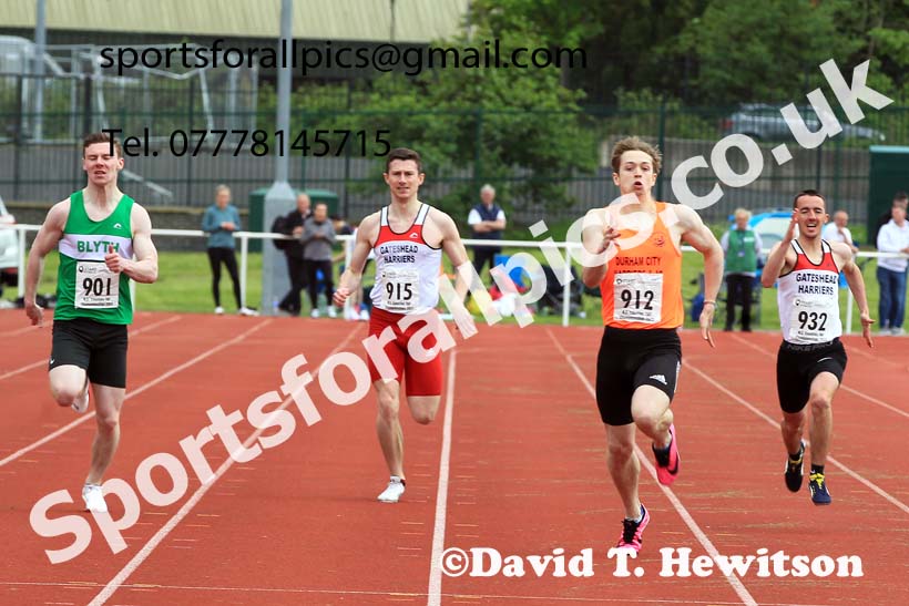 Men and Boys 200 metres, 2022 North Eastern Track and Field Champs., Middlesbrough. David T. Hewitson/Sports for All Pics